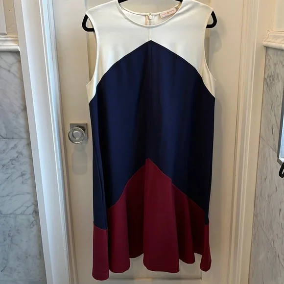 Tory Burch Sleeveless Colorblock Dress - Picture 1 of 6